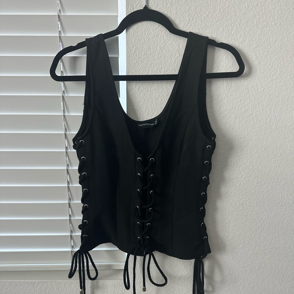 DRAWSTRING TOP